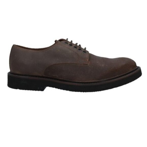Eleventy Men's Brown Leather Lace-up Derby Shoes 41 NEW - Picture 4 of 16